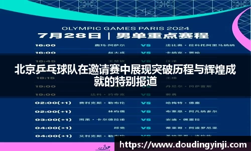北京乒乓球队在邀请赛中展现突破历程与辉煌成就的特别报道