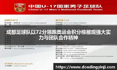 成都足球队以72分领跑奥运会积分榜展现强大实力与团队合作精神